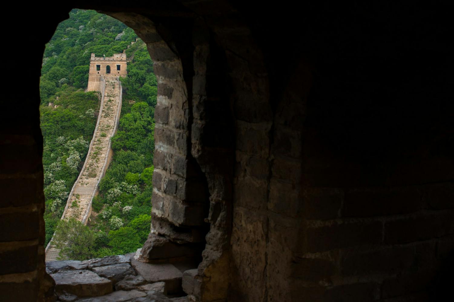 Inramning Komposition – kinesiska muren